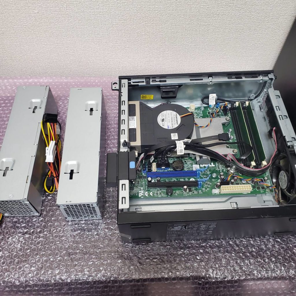 OptiPlex 7010の電源ユニット交換