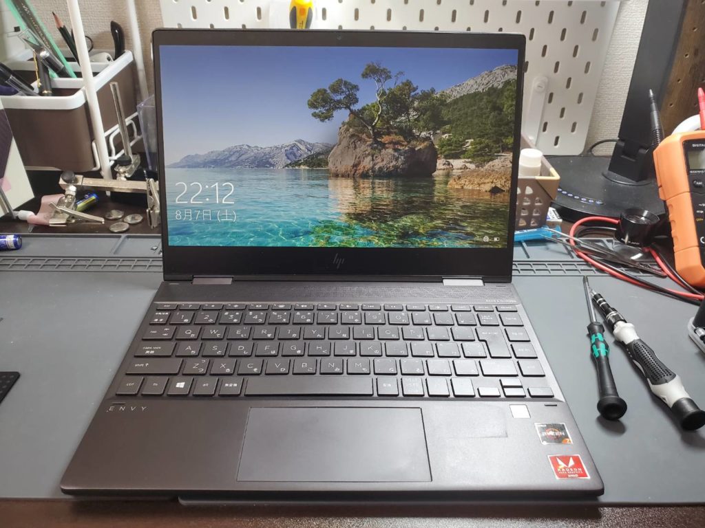 ENVY X360 Convertible マザーボード修理完了